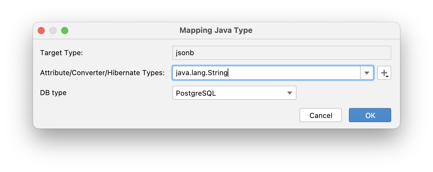 mapping-java-type