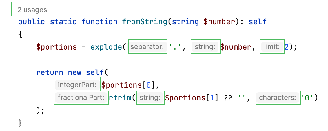 Inlay hints example