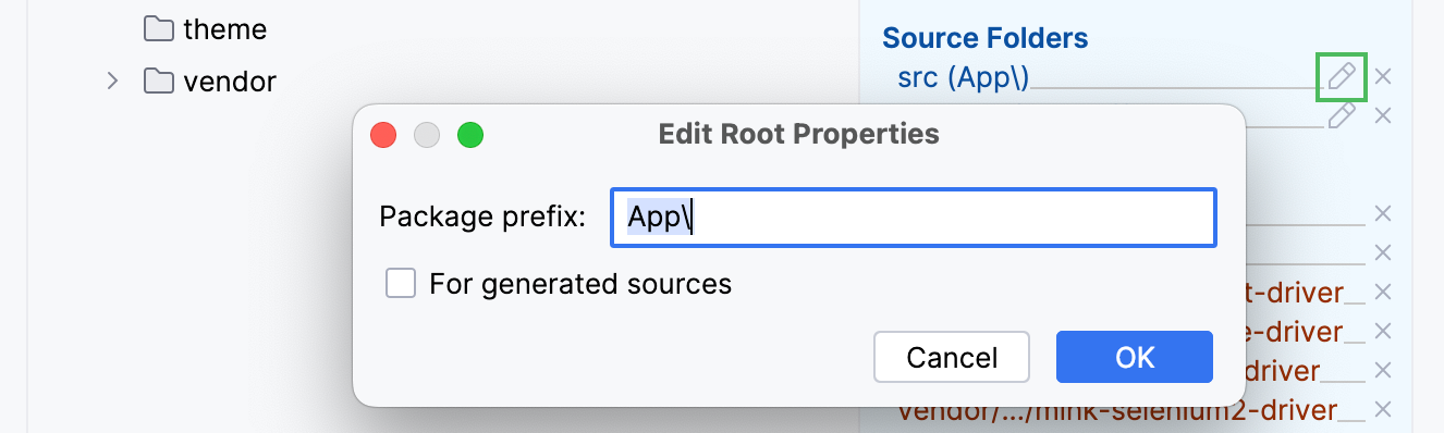 Rename namespace root