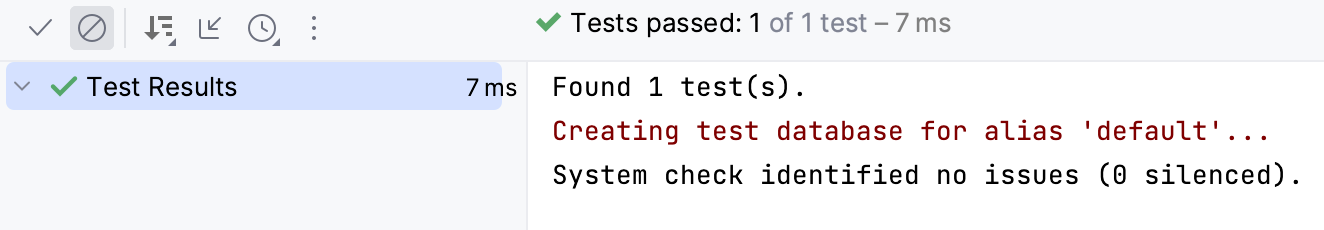 All tests pass