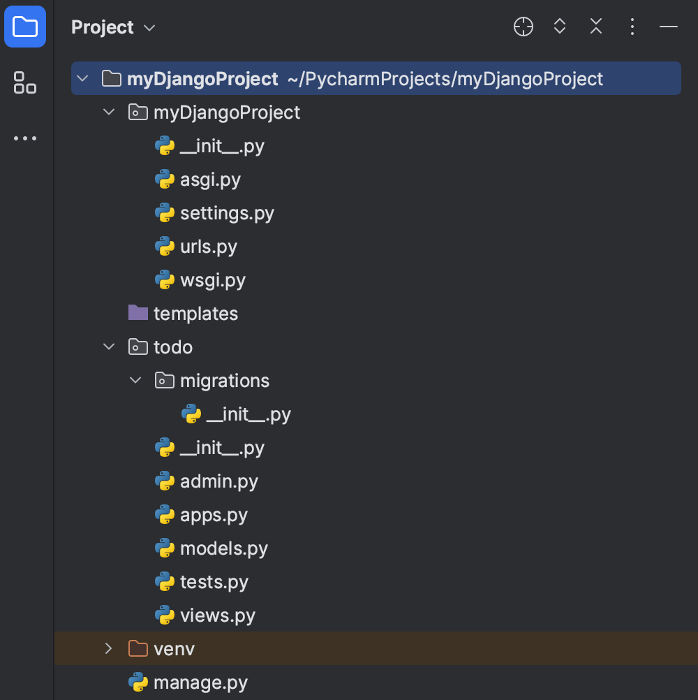 Django project structure