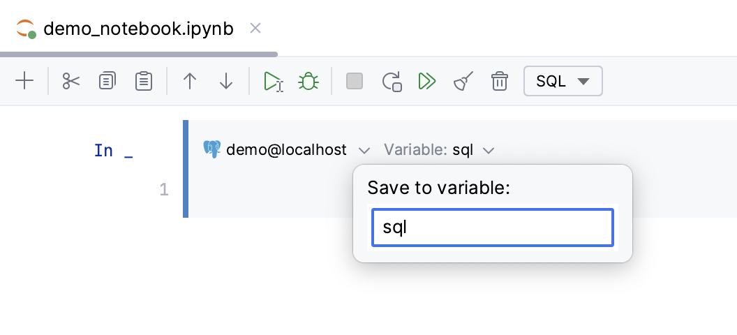 Set python variable