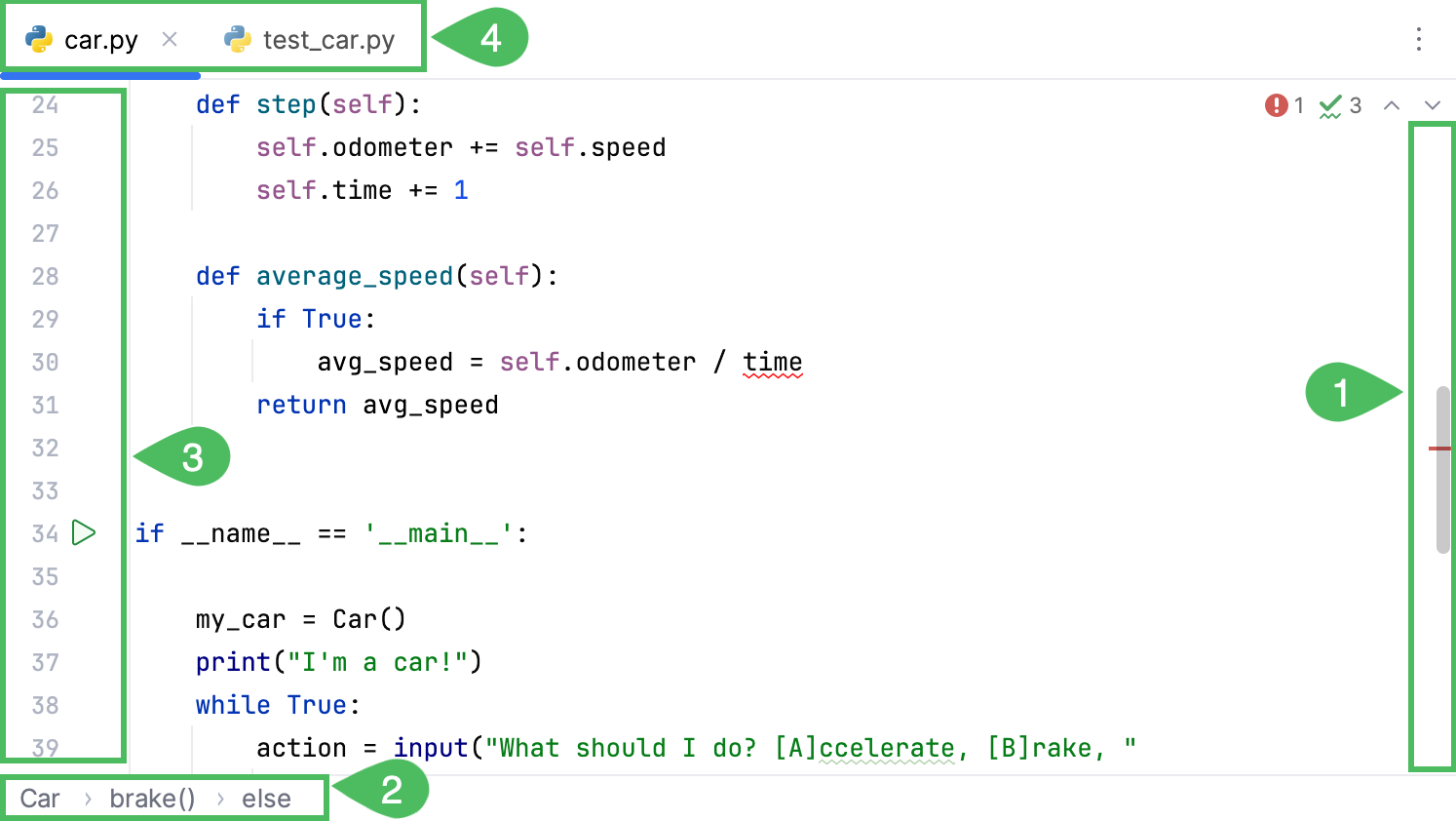 Editor basics  PyCharm Documentation