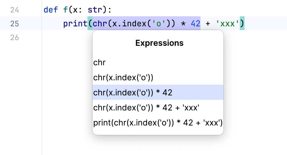 Python code insight  PyCharm Documentation