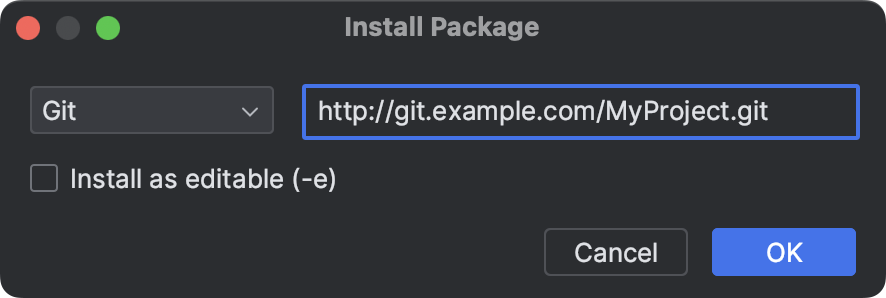 Install from Version Control