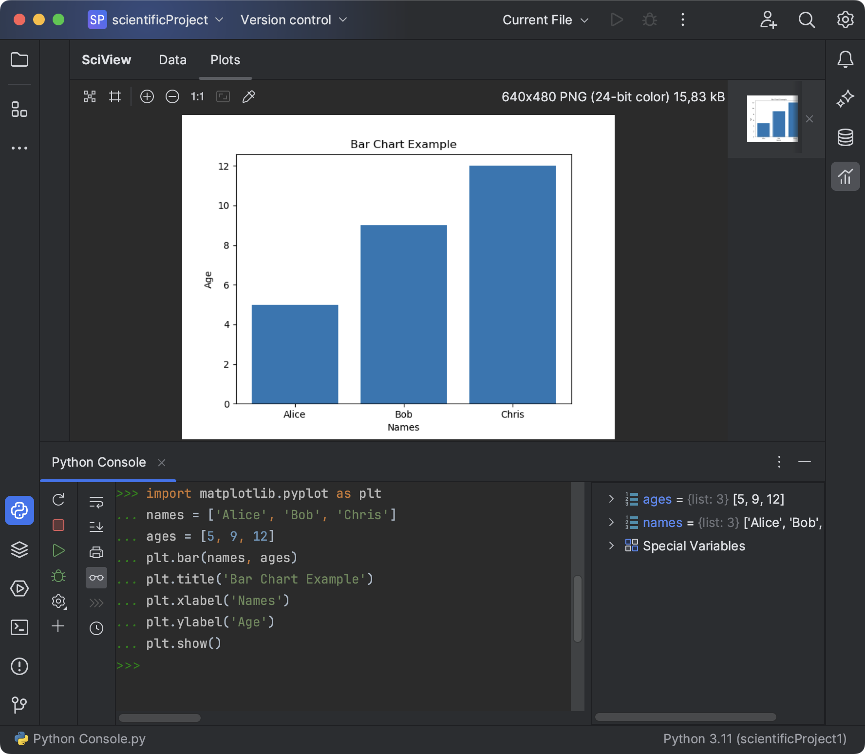 Scientific project | IntelliJ IDEA Documentation