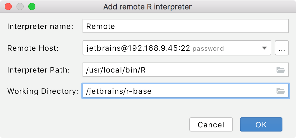 Adding a path to the remote interpreter