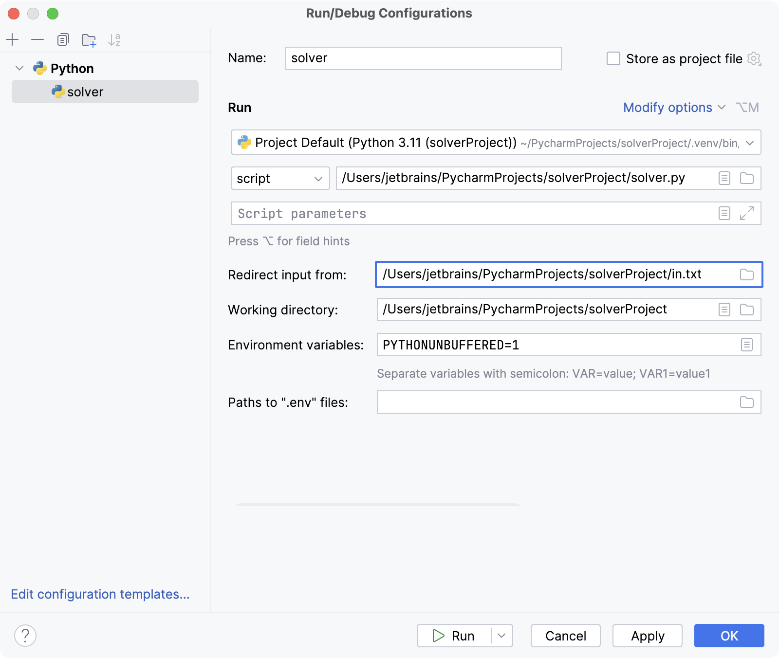 Redirecting data from a text file to the standard input