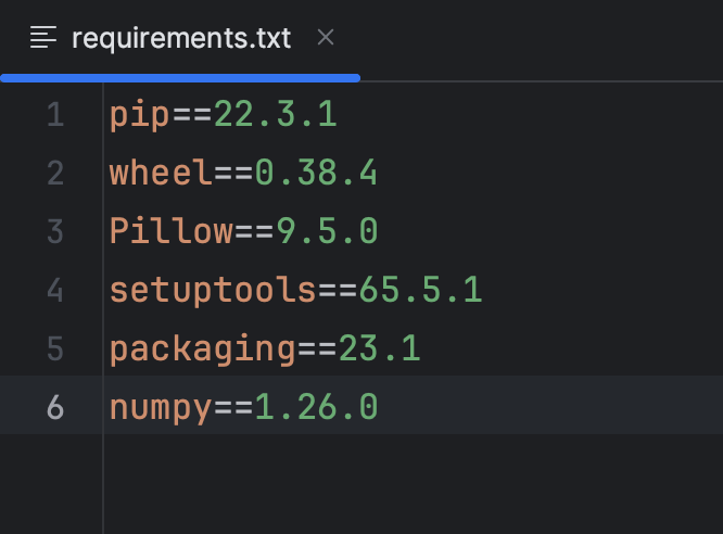 Use requirements.txt | PyCharm Documentation