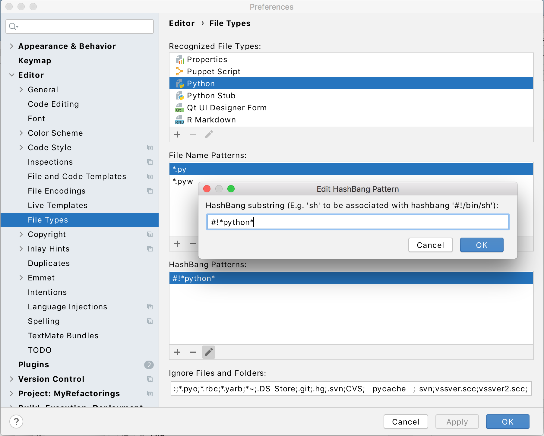 Configuring a shebang command for Python