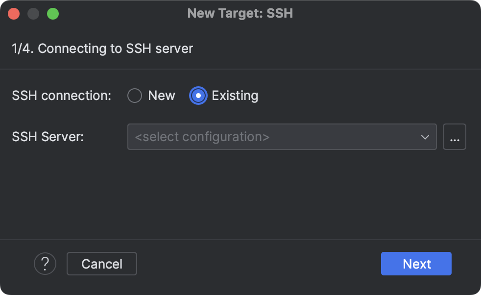 Add new SSH configuration