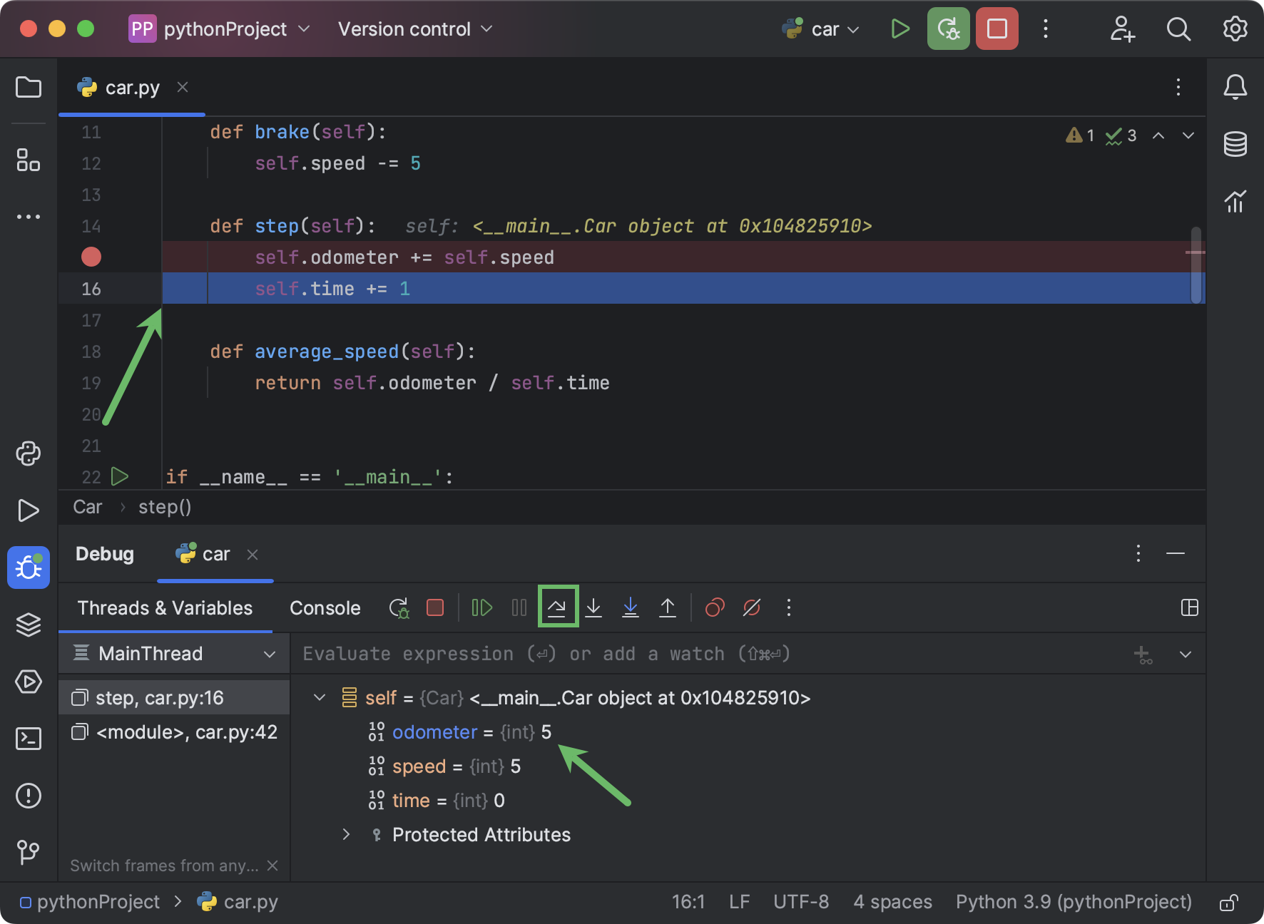 Debug your first Python application | PyCharm Documentation