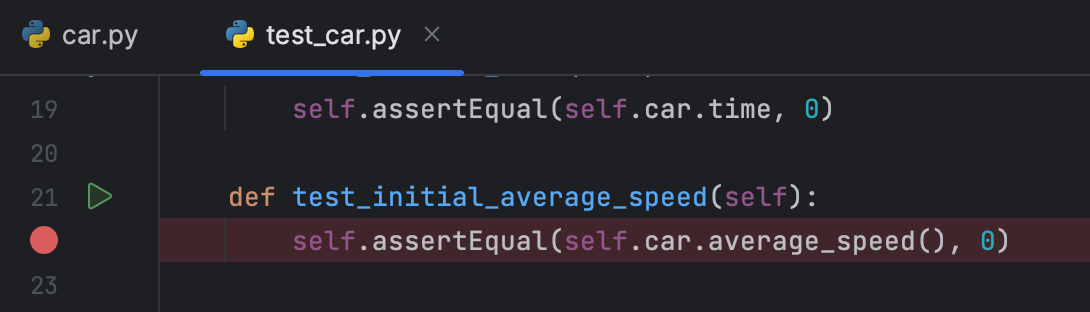 Test Your First Python Application | PyCharm Documentation