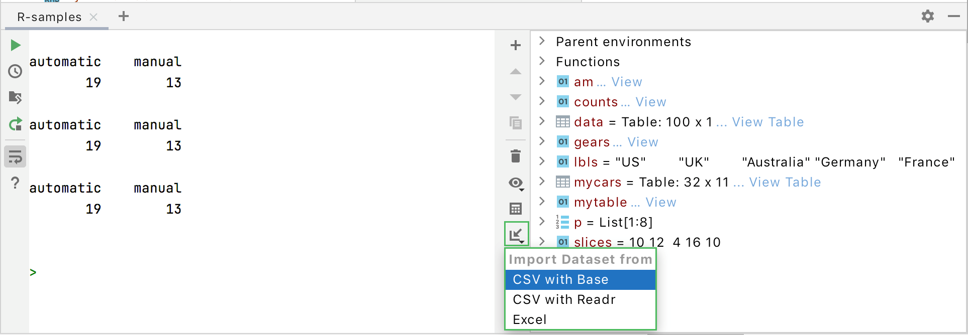 Import data file