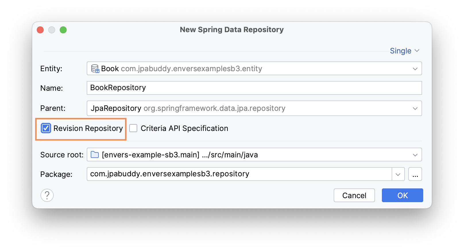 Spring boot deals jpa documentation