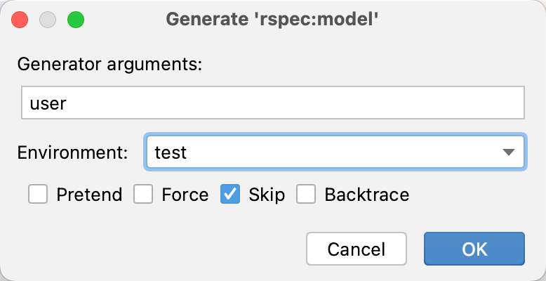 Add New RSpec:model