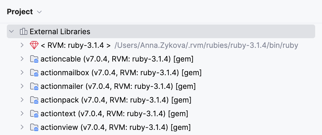 External libraries