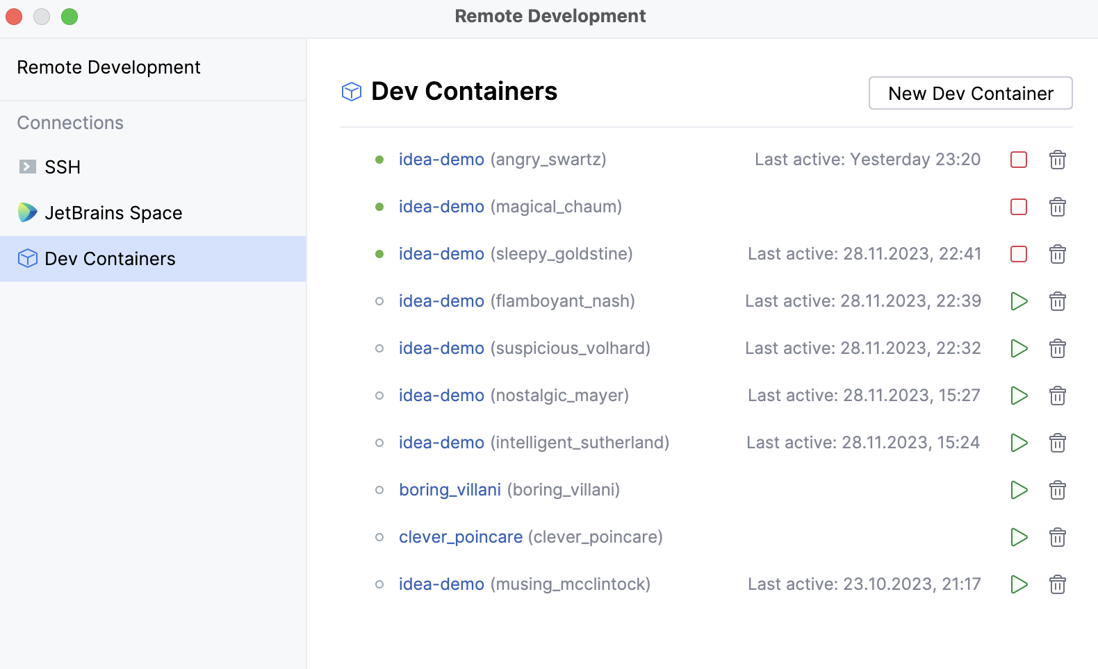 See dev containers