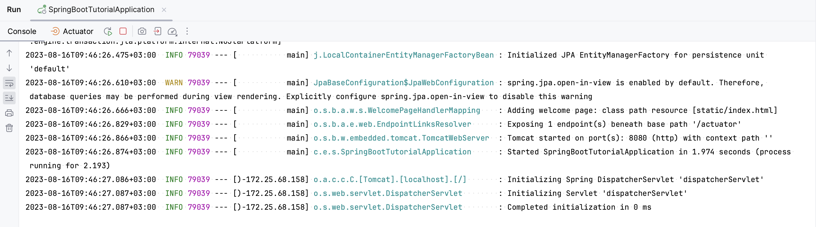 Hsqldb console hot sale spring boot