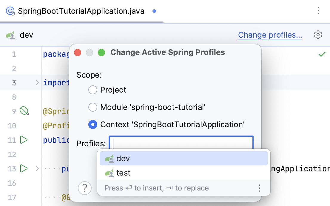 Spring Data  IntelliJ IDEA Documentation