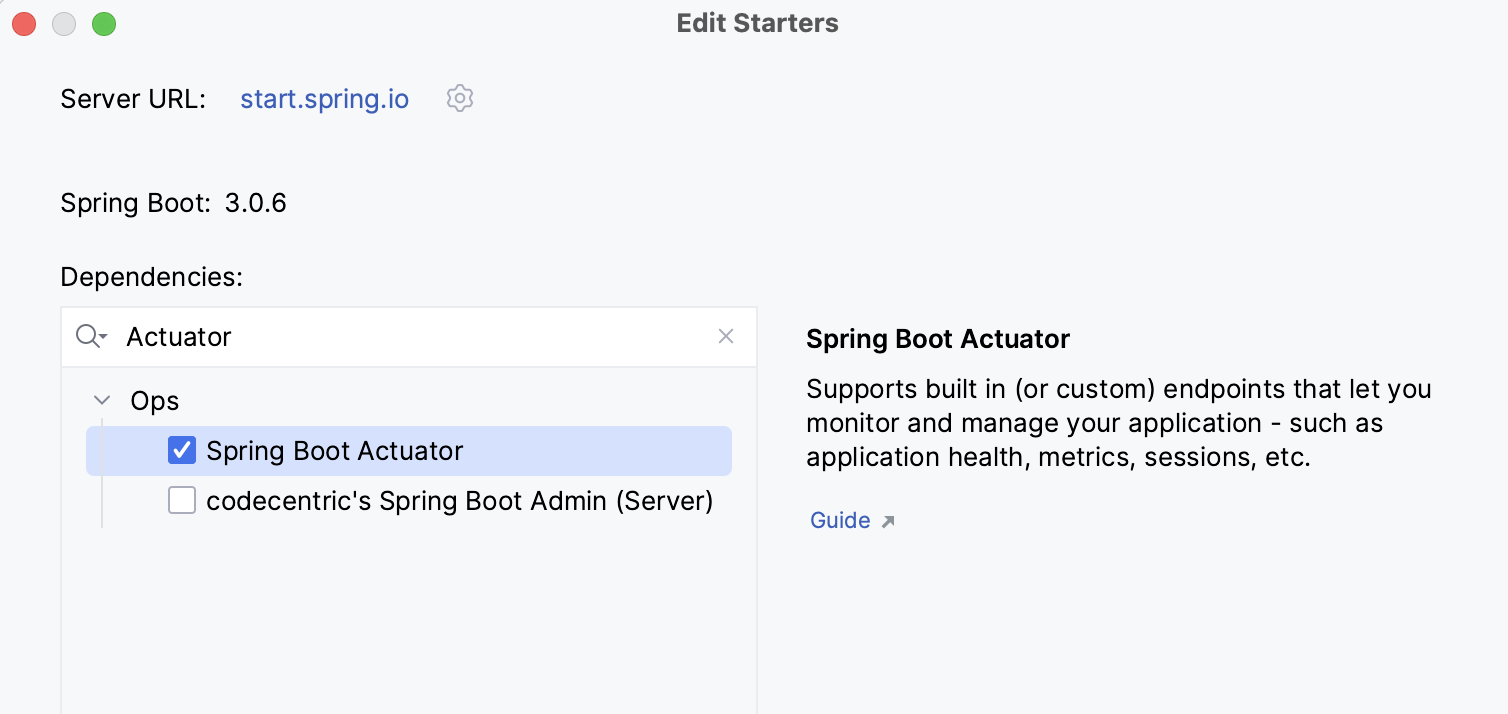 Intellij add spring sale boot to existing project