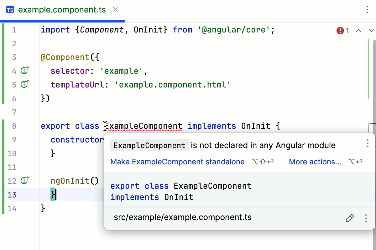 Make component standalone