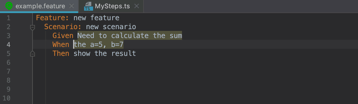 Cucumber.js | IntelliJ IDEA Documentation