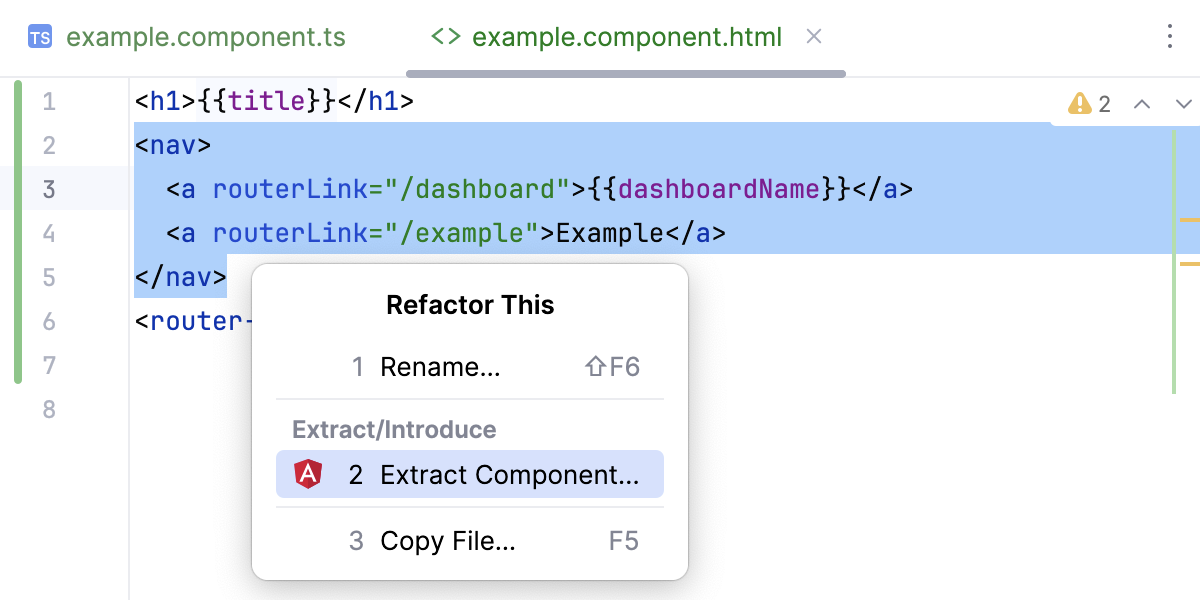 Extract a component: Refactor This