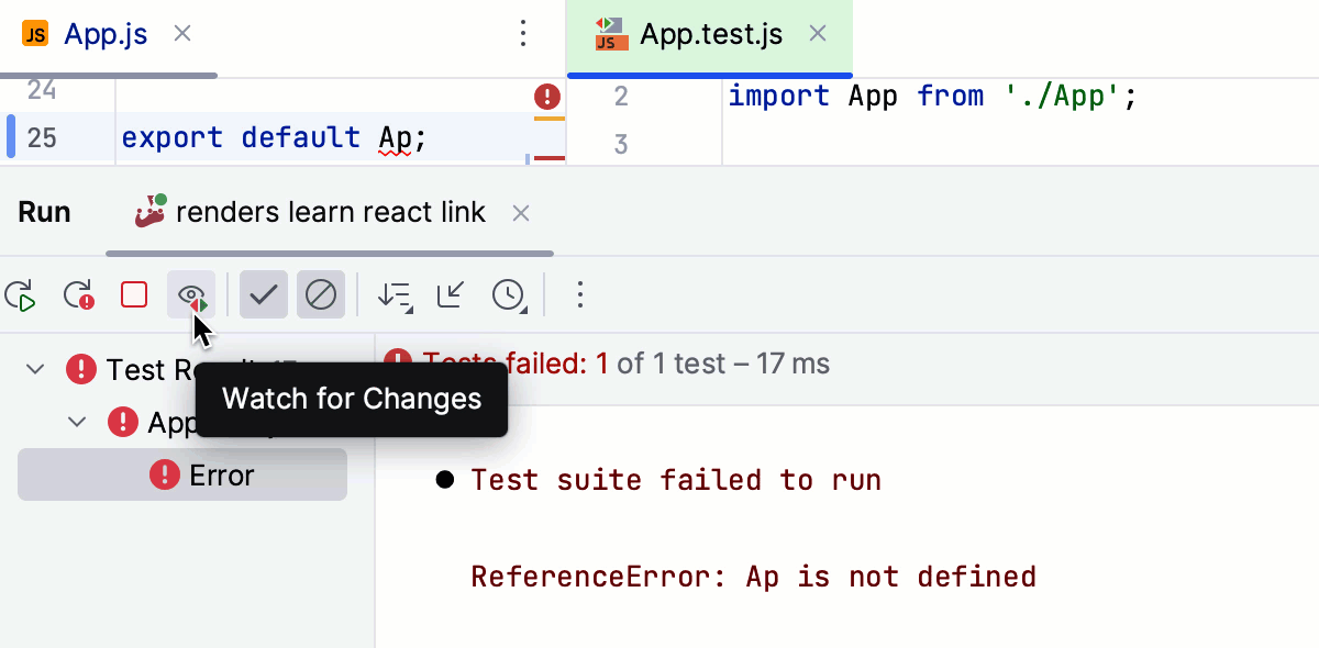 Auto-Run Tests - JetBrains Guide