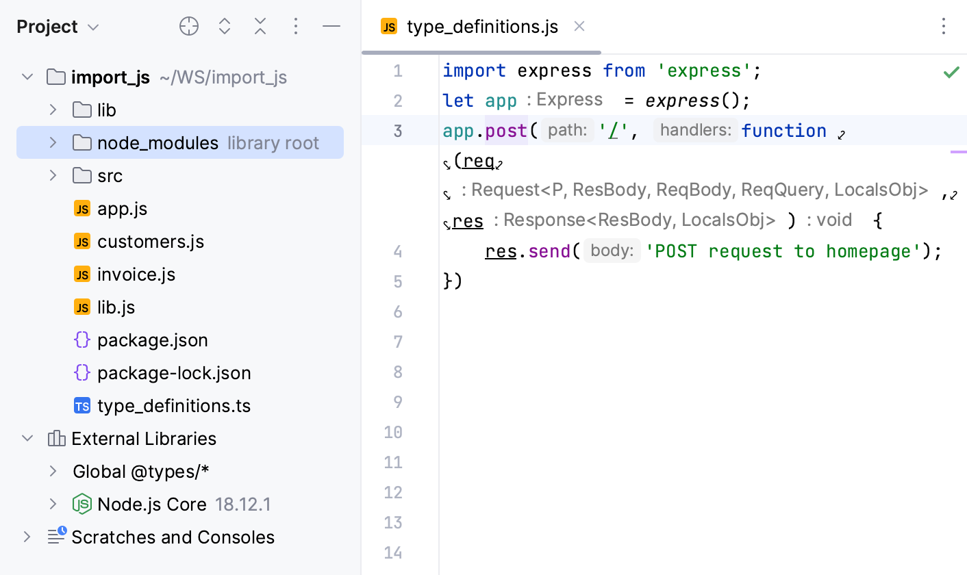 node_modules 文件夹标记为库 root.png