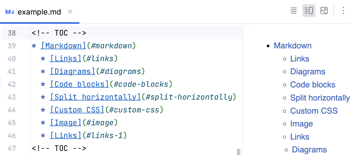 Table of contents inserted Table of contents inserted