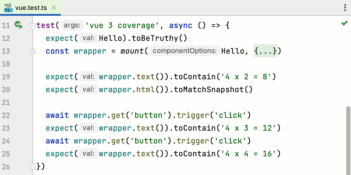 Vitest IntelliJ IDEA Documentation