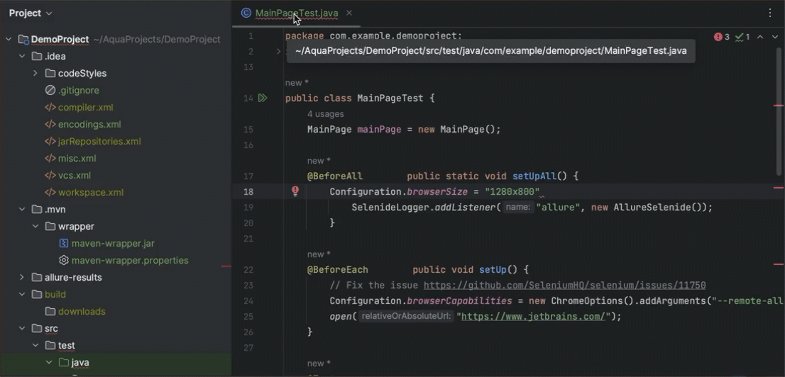Editor basics | Aqua Documentation