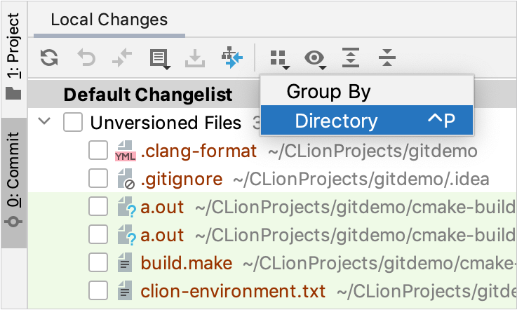 Group by directory