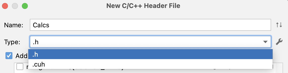 New C++ header extensions