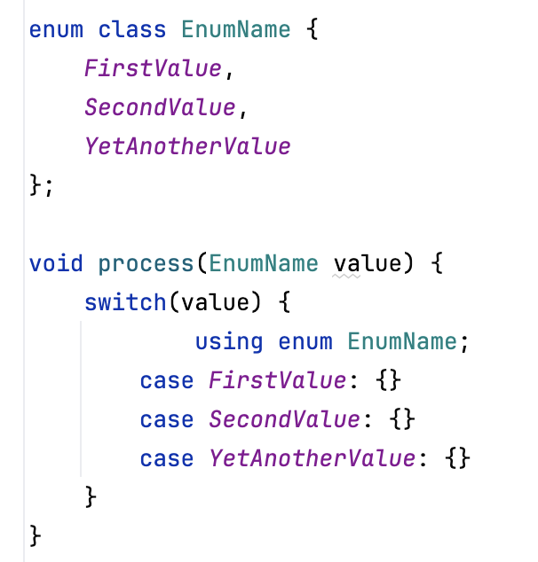 Introduce Using Enum result