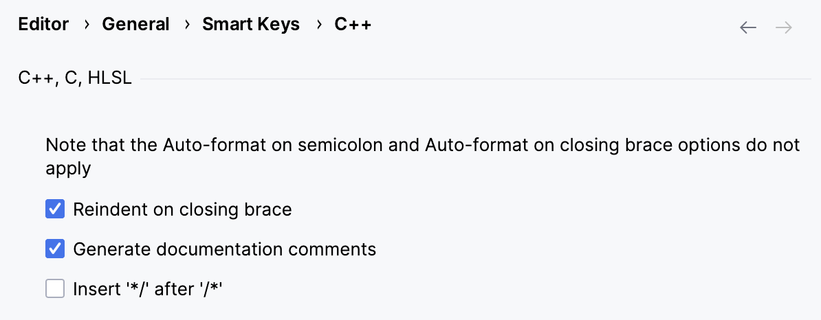 Smart keys for C++