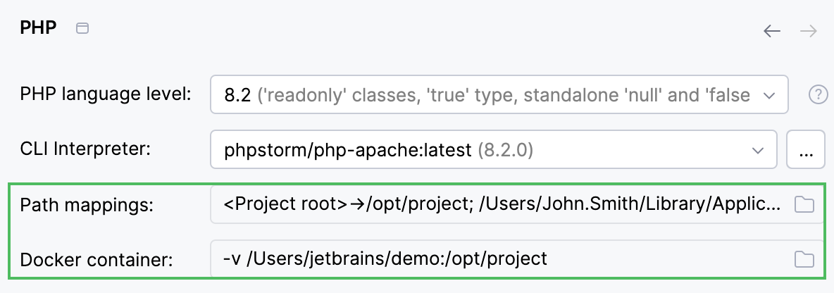 Congiure path mappings