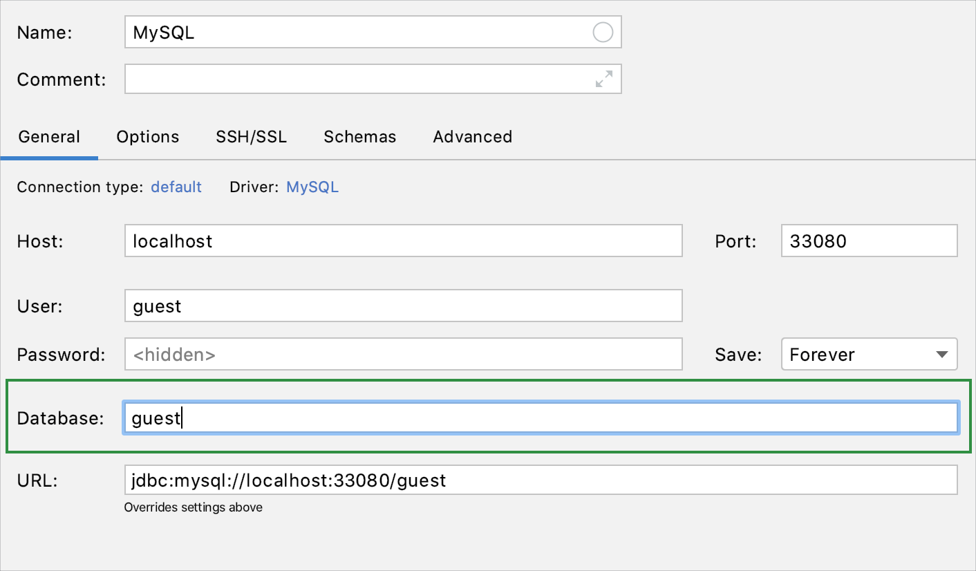 Default schema