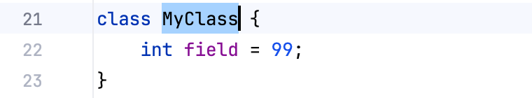 Jump to Type Source takes you to the place where the type of the variable is defined