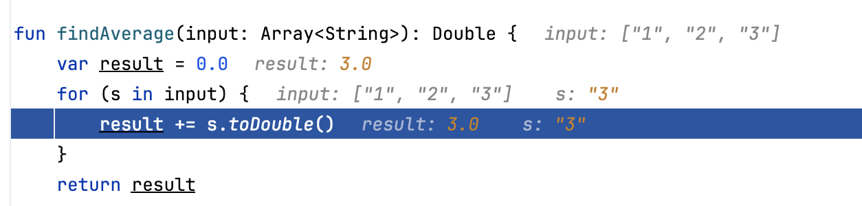 Inline debugging helps us get information about the variable values