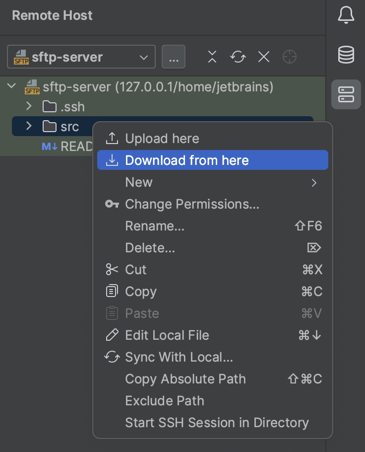 Download a file or folder
