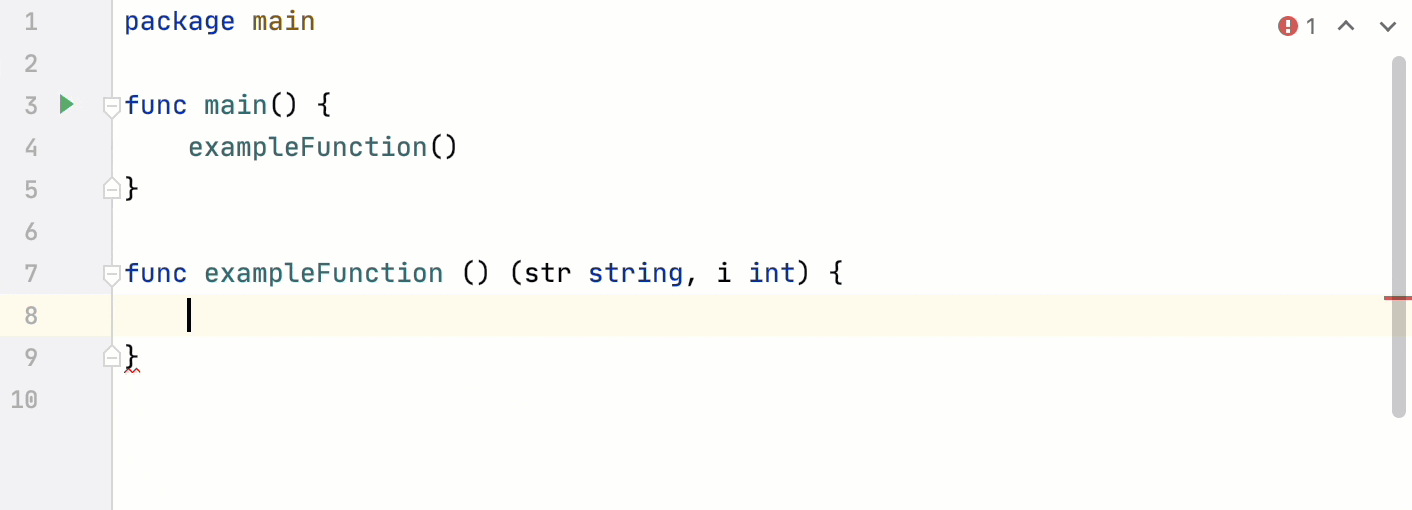 Live template variables | GoLand Documentation