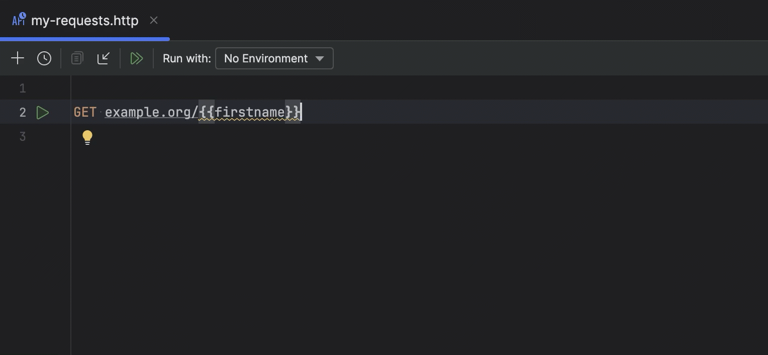 Exploring the HTTP request syntax | PyCharm Documentation