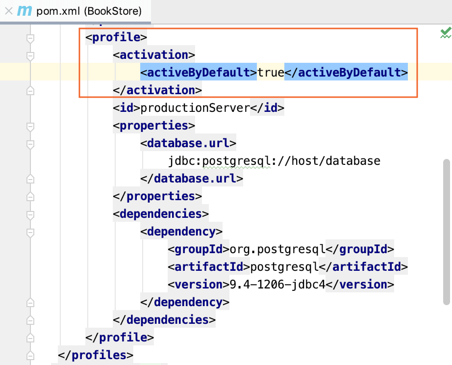 POM: profile activation