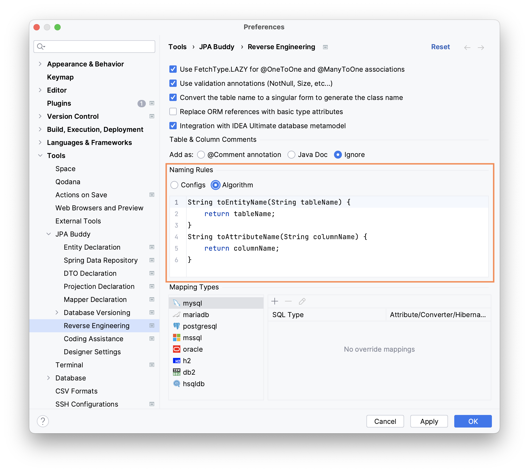 preferences-naming-rules