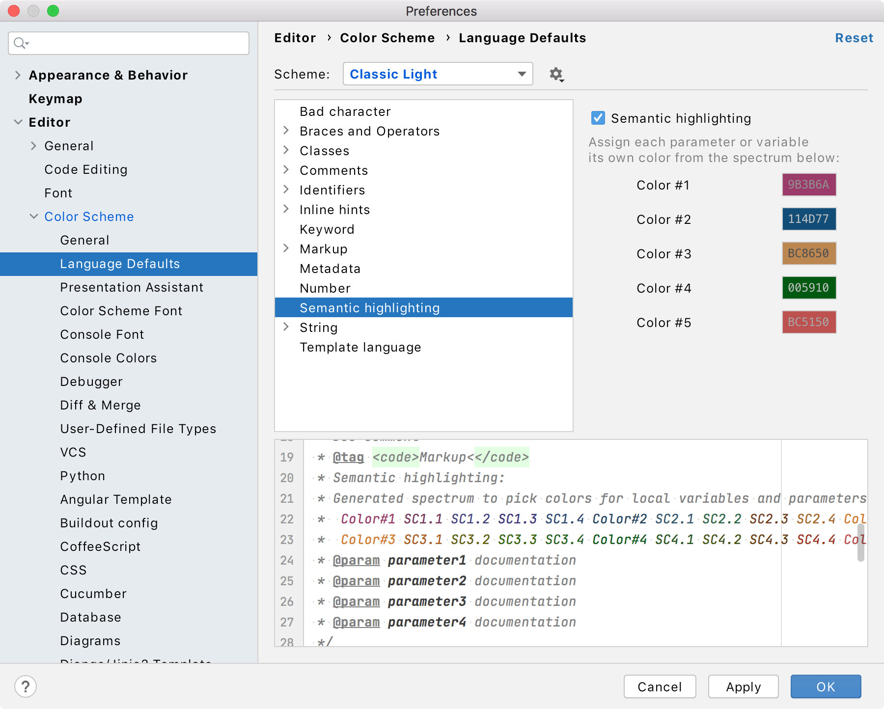 PyCharm là một trình biên tập mã nguồn mở được phát triển bởi JetBrains, và nó cung cấp cho người dùng sự linh hoạt tùy chỉnh về màu sắc và kiểu phông chữ. Hãy xem ảnh liên quan để tìm hiểu thêm về cách thay đổi các lựa chọn màu sắc và kiểu phông chữ để tạo ra trình biên tập mã của riêng bạn.