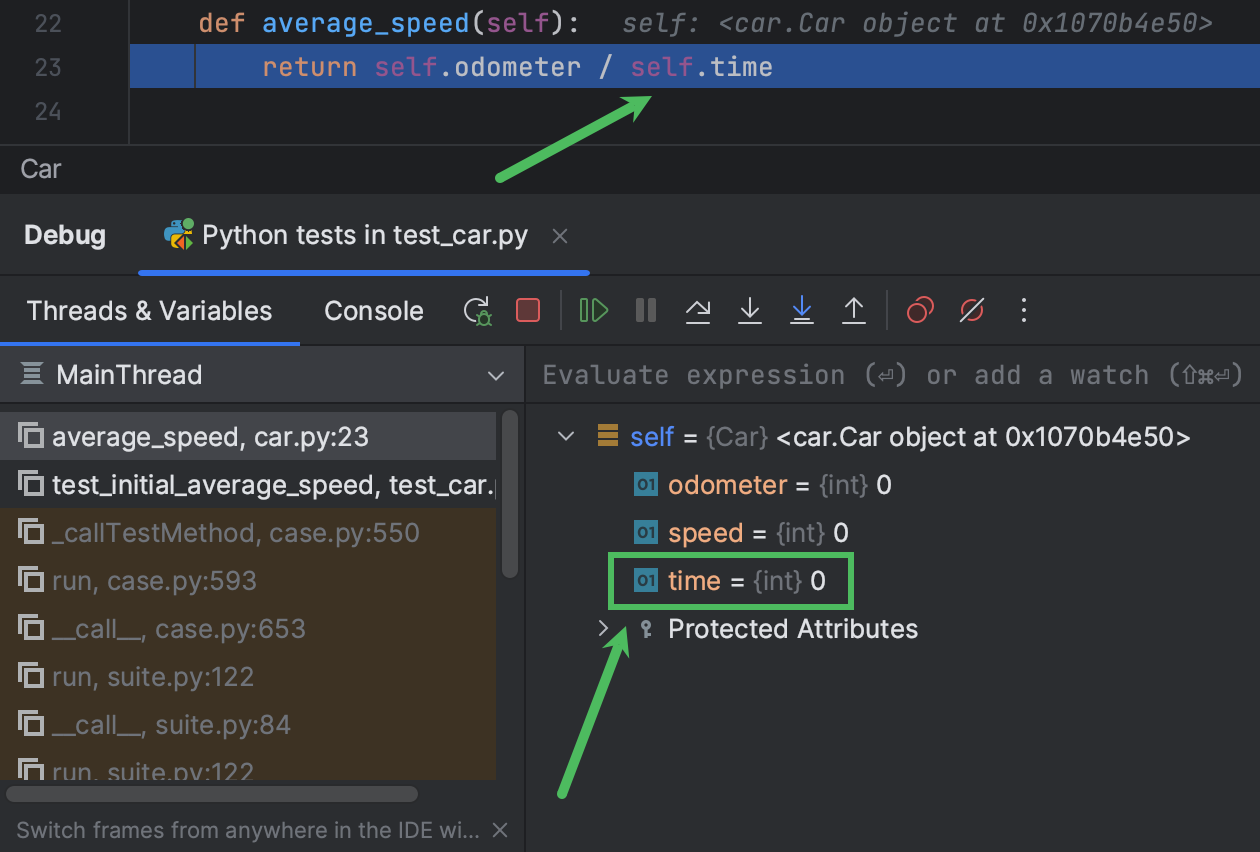 Test Your First Python Application | PyCharm Documentation