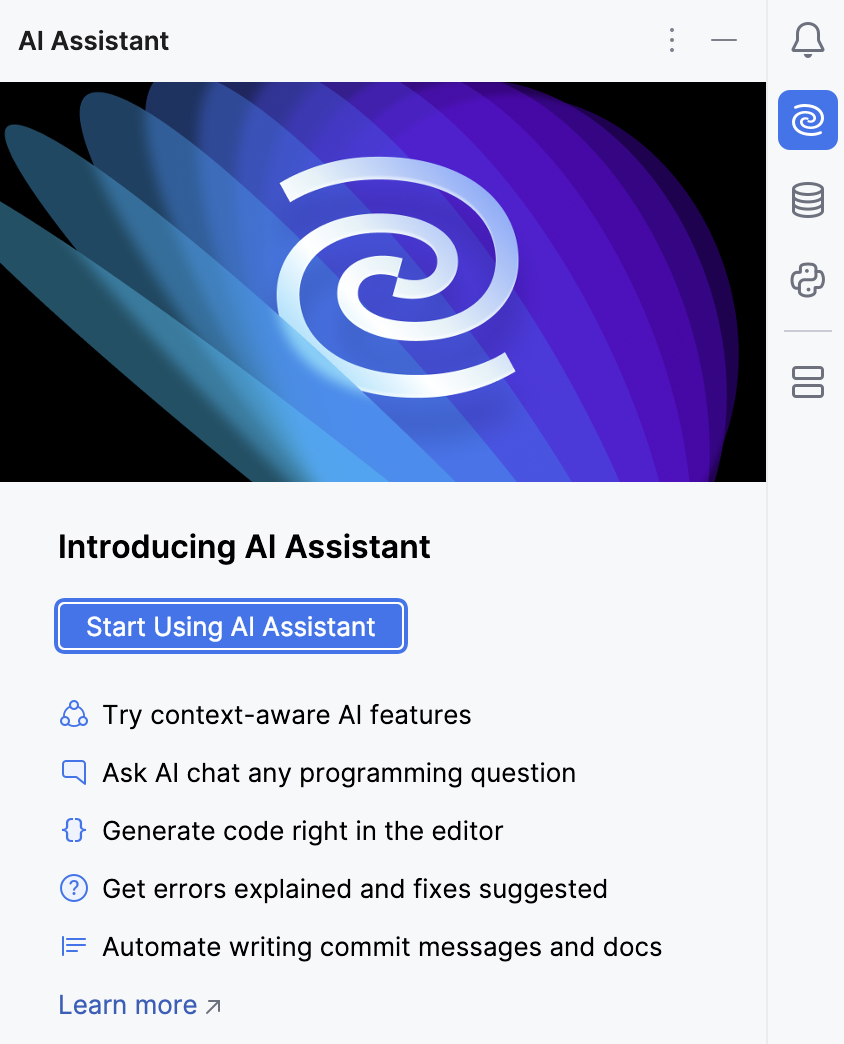 Start using AI Assistant