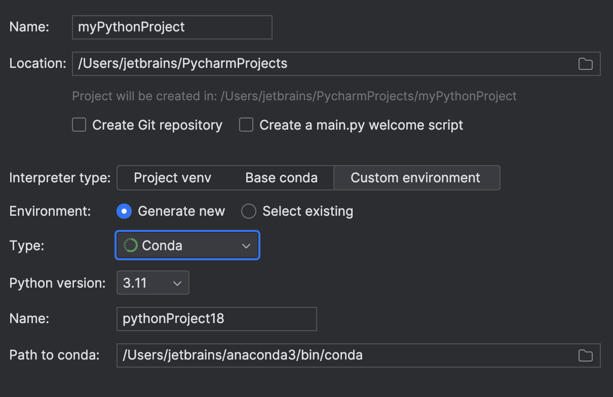 Creating a Flask Project | PyCharm Documentation